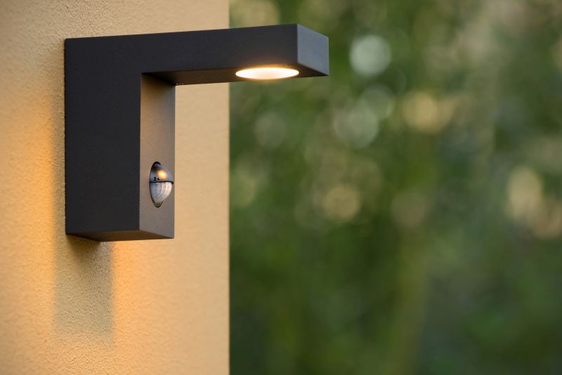 Lucide TEXAS-IR - Vonkajšie nástenné bodové svietidlo - LED - 1x7W 3000K - IP54 - Antracit